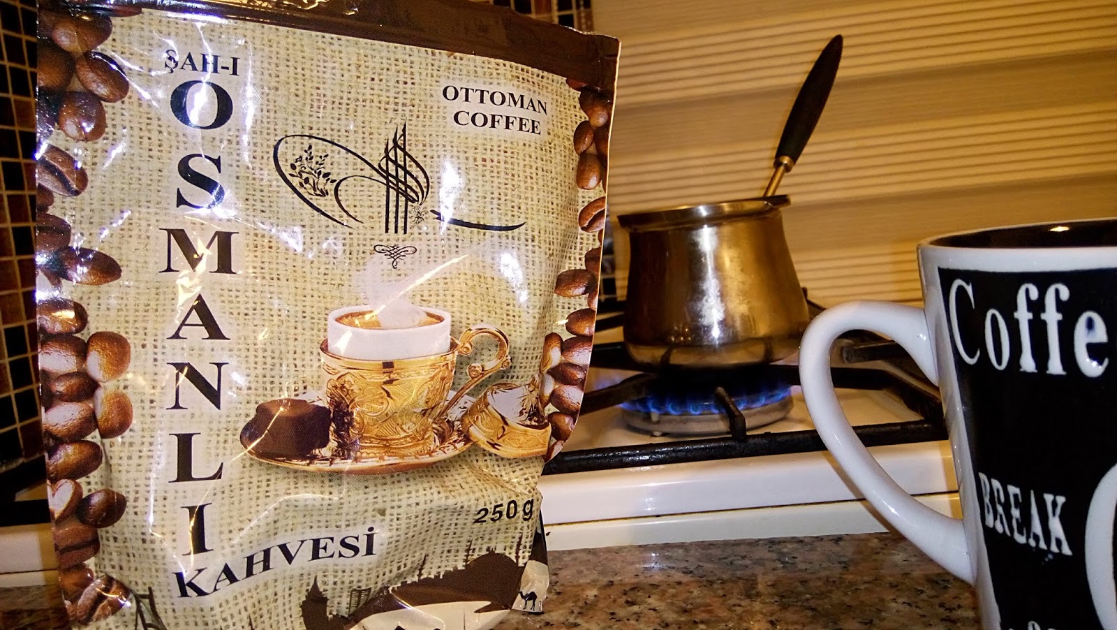 baktım işler bitmiyor, kahve molası vereyim dedim