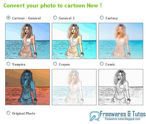 Kuso Cartoon : une application en ligne pour transformer ses photos en cartoons