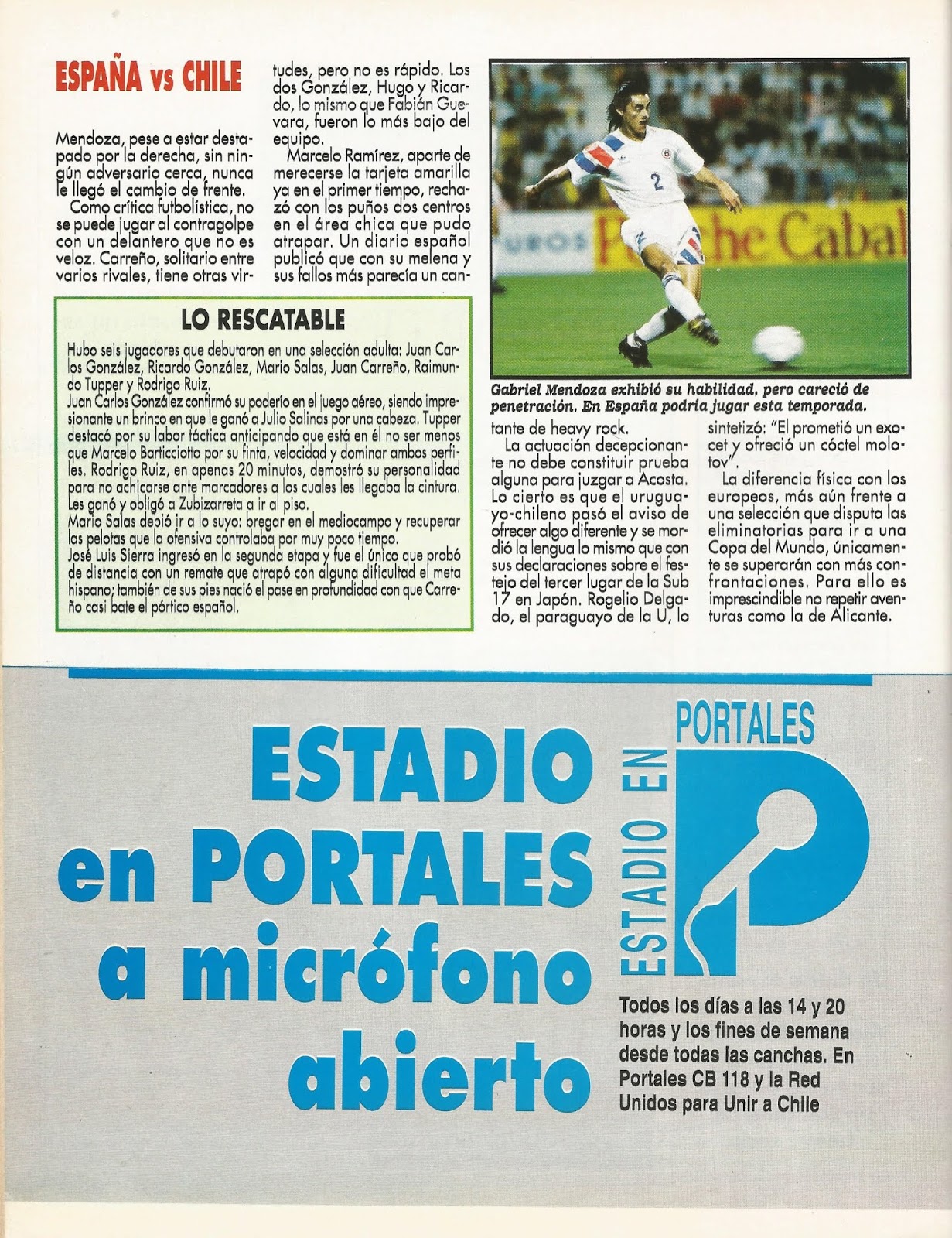 Partidos de la Roja [08/09/1993] EspañaChile 20