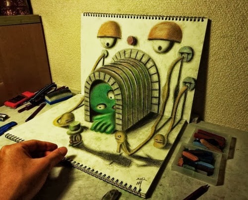 03-NAGAI-HIDEYUKI-Hide-永井-秀幸-3D-Pencil-Drawings-www-designstack-co