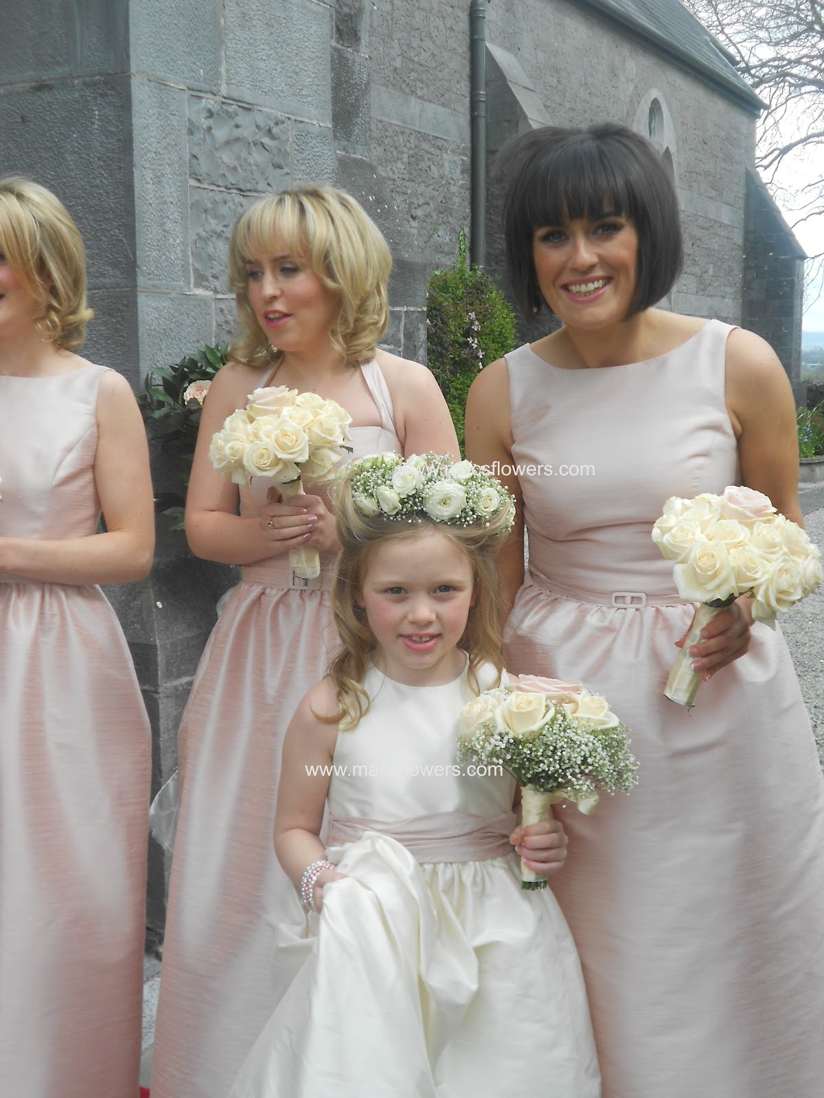 Wedding Flowers, County Clare, Ireland Wedding flowers at Monaleen
