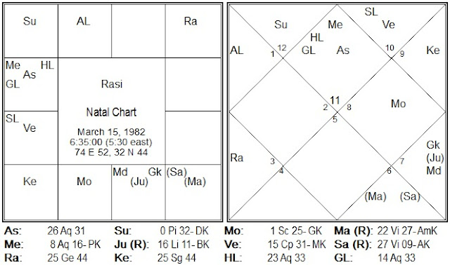 Natal%2BChart Past life Astrology and Karma Theory : How to analyse Past life Karma, life purpose and destiny