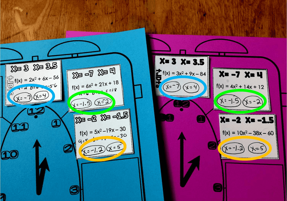 Scaffolded Math and Science: Fun Quadratic Formula Activities