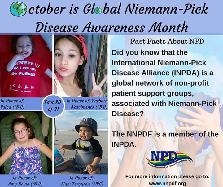 And Life Goes On...An Angel and a Rainbow October is Niemann Pick Disease Awareness Month Part 3