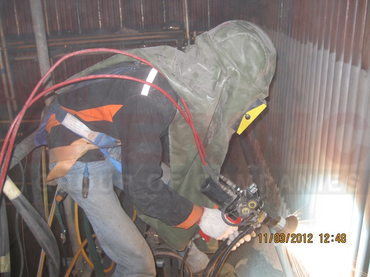 Thermal Spray Ceramic Coating CFB Boiler Coating