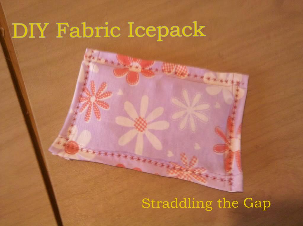 Straddling the Gap DIY Easy Sew Icepack Cover