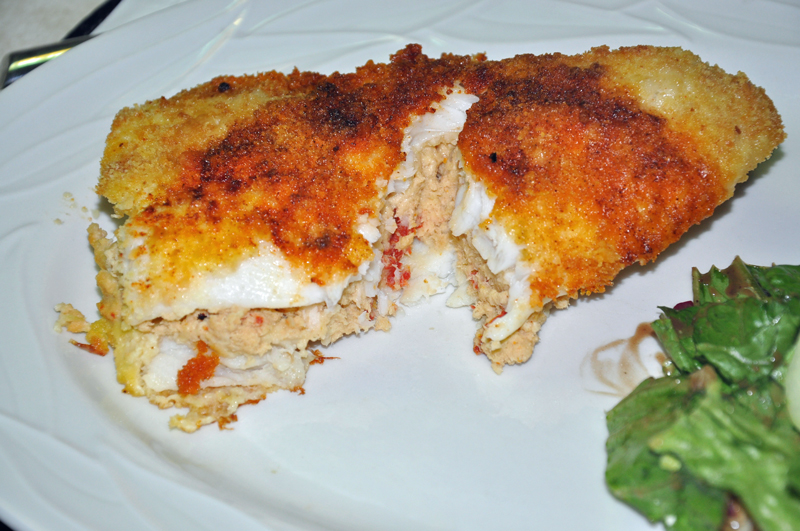 Color Me Inspired SalmonStuffed Dover Sole