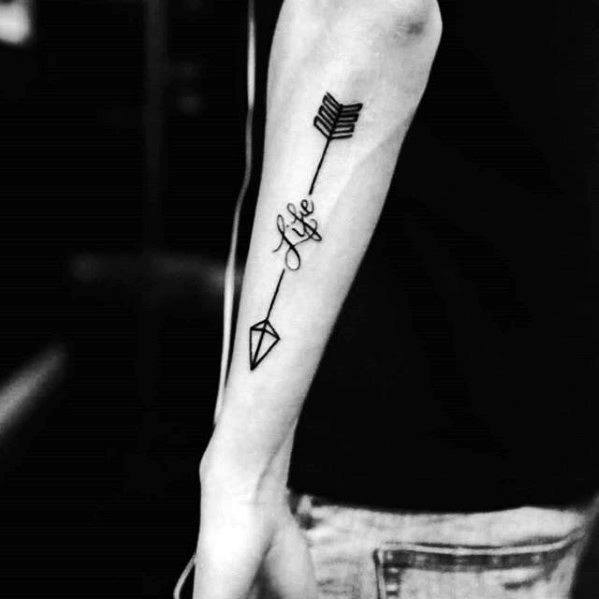 65 Meaningful Arrow Tattoo Designs For Men 2019