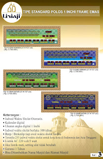 Jual jam Digital Masjid Di Tanah Abang Jakarta Pusat