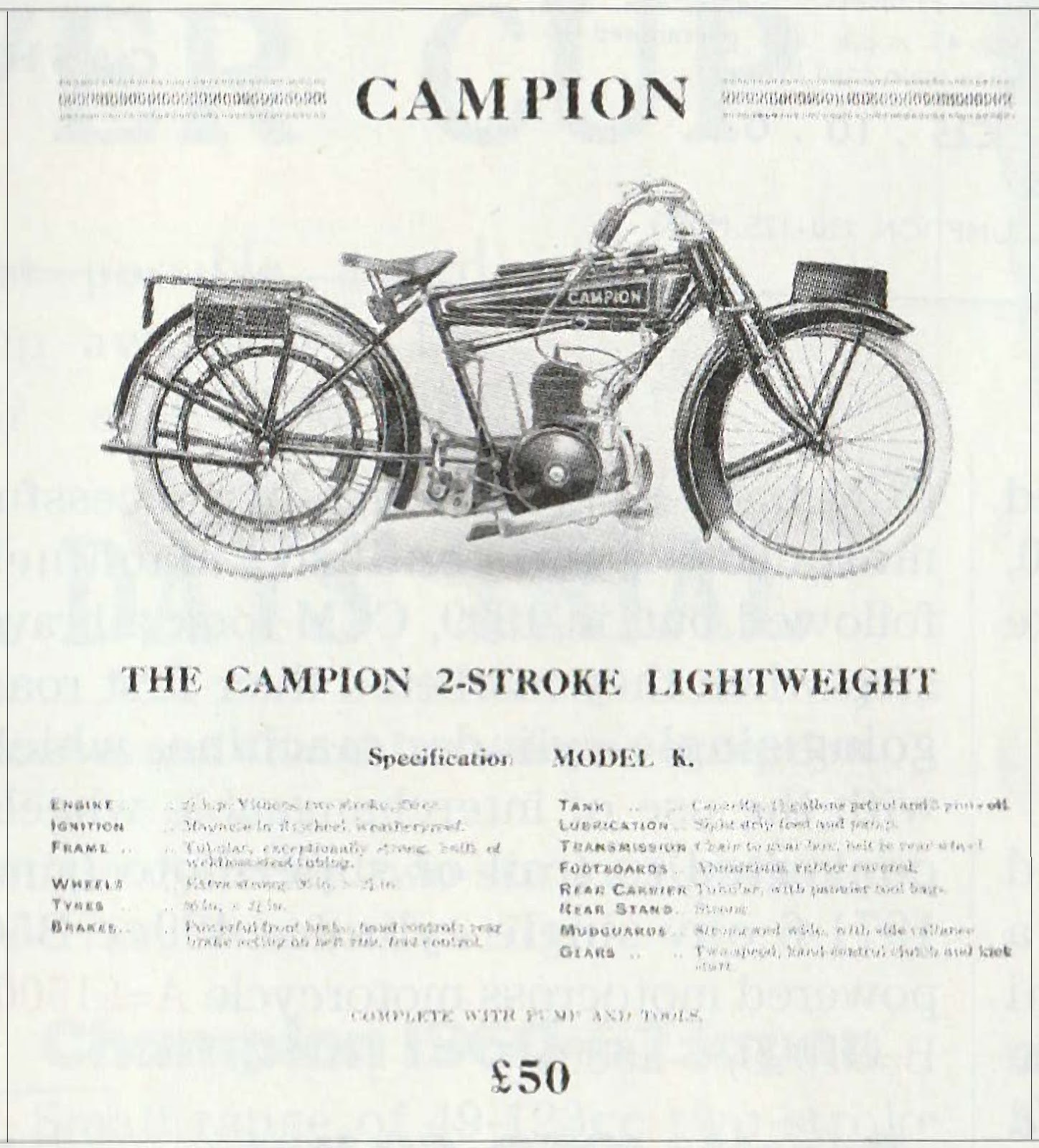 Progress is fine, but it's gone on for too long. Campion Motorcycles