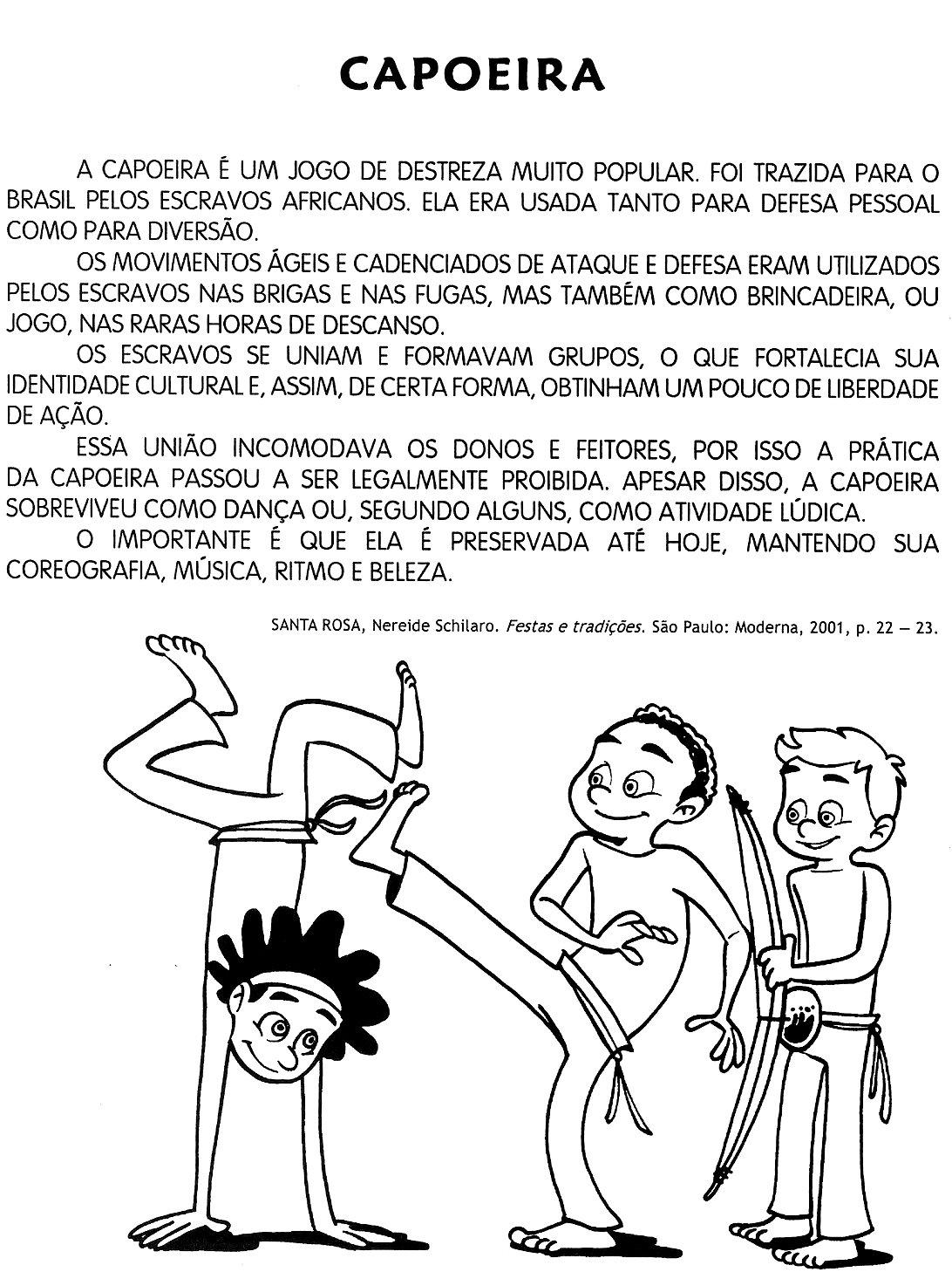 Atividades Sobre o Dia da Consciência Negra - Para colorir - Hora de