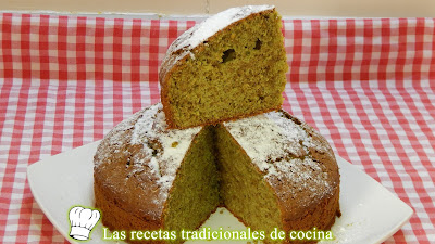 Receta fácil de bizcocho muy esponjoso de Te Matcha