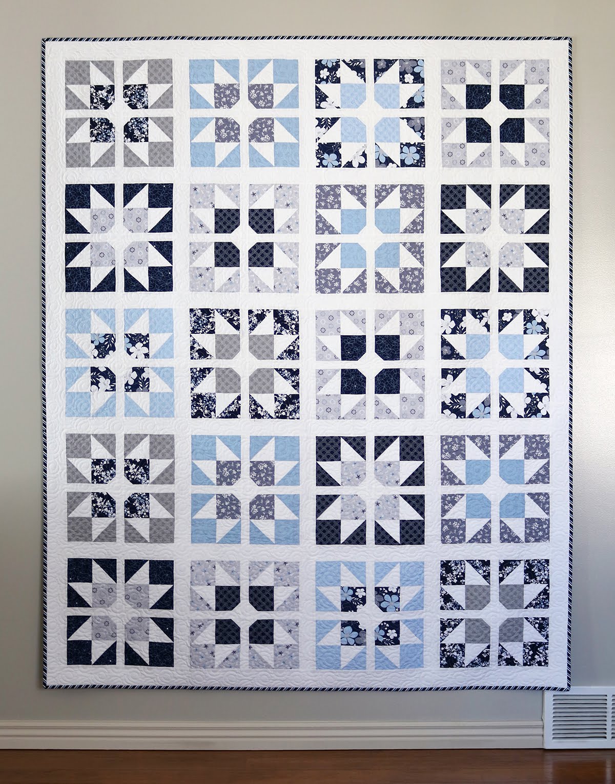 A Bright Corner Something Borrowed Quilt + Split Stars