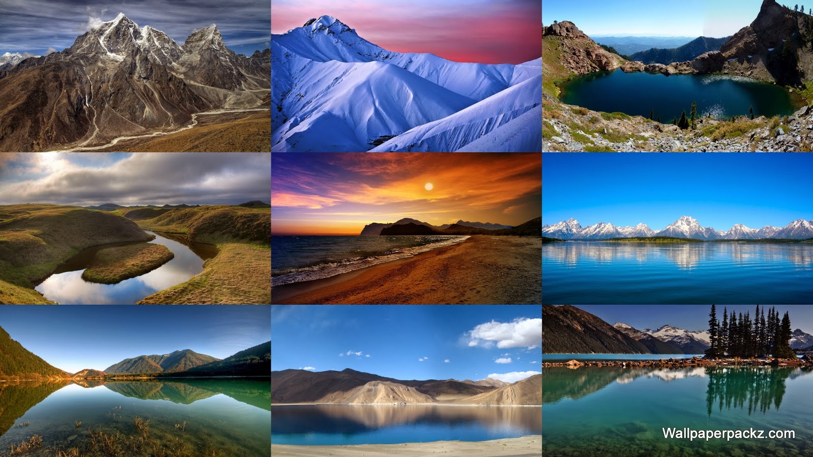 Download Ultra HD Mountains Wallpapers Pack-1
