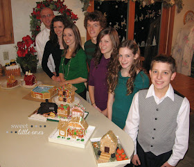 Favorite Family Christmas Traditions - Gingerbread House Making Party - www.sweetlittleonesblog.com