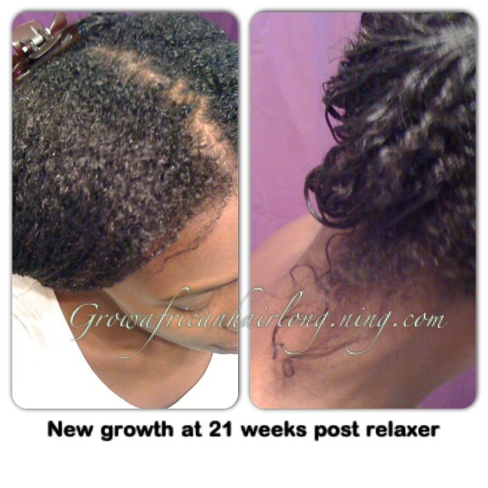 Stretching relaxers flat ironed hair at 21 weeks post relaxer Grow