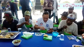 Serap Aspirasi, Ketua MPR Ajak Makan Siang Ratusan Tukang Becak Kota Pekalongan