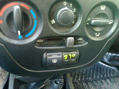 Лада Гранта блог реальных автовладельцев: Как посмотреть температуру ...