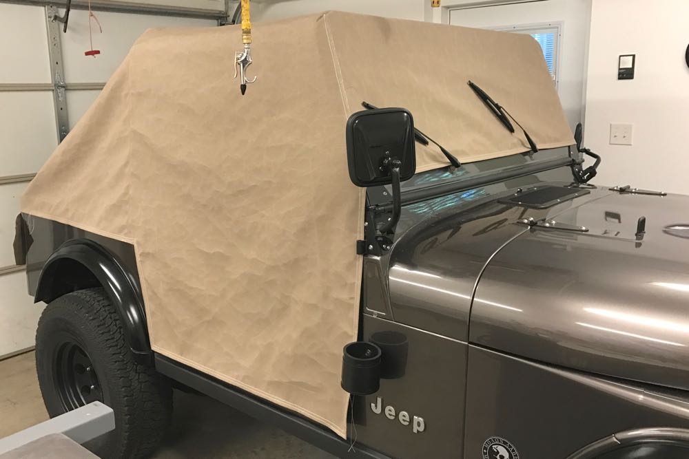 1986 Jeep CJ7 Restoration CJ7 Cab Cover