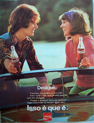 propaganda Coca-Cola - 1975. coca cola.década de 70. os anos 70; propaganda na década de 70; Brazil in the 70s, história anos 70; Oswaldo Hernandez; 