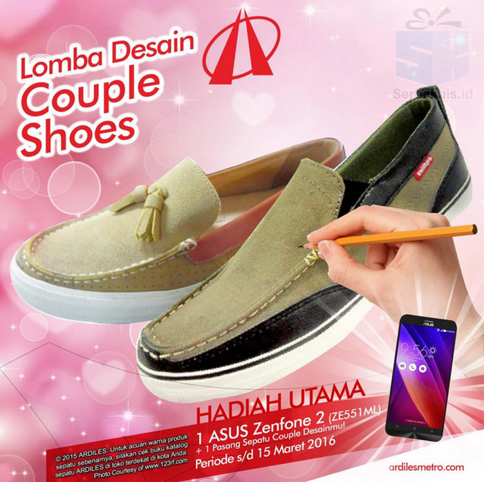 Lomba Desain Couple Shoes Berhadiah ASUS Zenfone 2 Lomba Desain Couple Shoes Berhadiah ASUS Zenfone 2