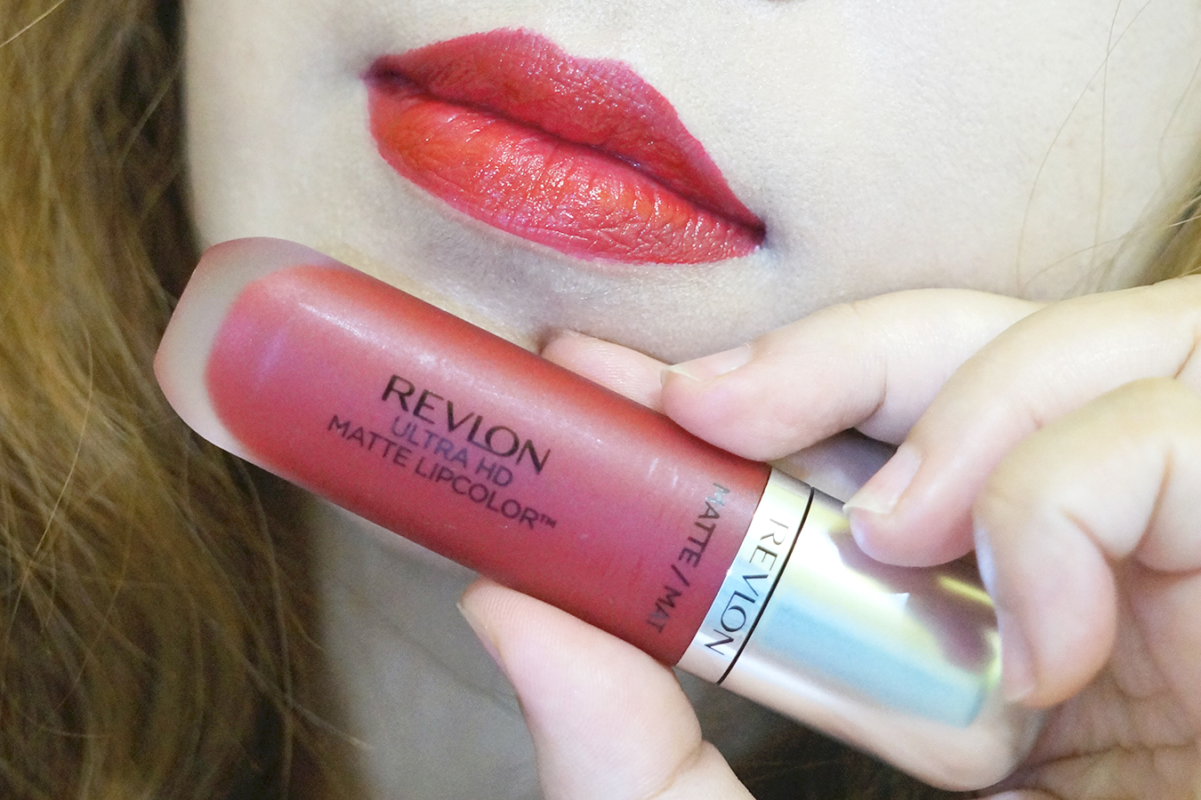 Revlon Ultra HD Matte Lip Color in 660 HD Romance Review, Photos, Swatches Jello Beans