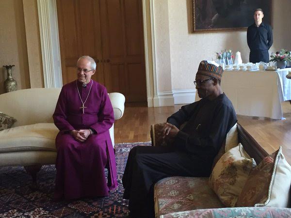 Photos: Pres. Buhari Visits Archbishop Of Canterbury, Justin Welby