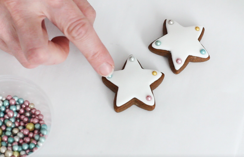 Gingerbread Star Cookie Tree Sprinkle Bakes