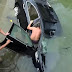 Sad: Girl plunges car into canal killing herself and her dad after mistaking accelarator for brakes (Photos)