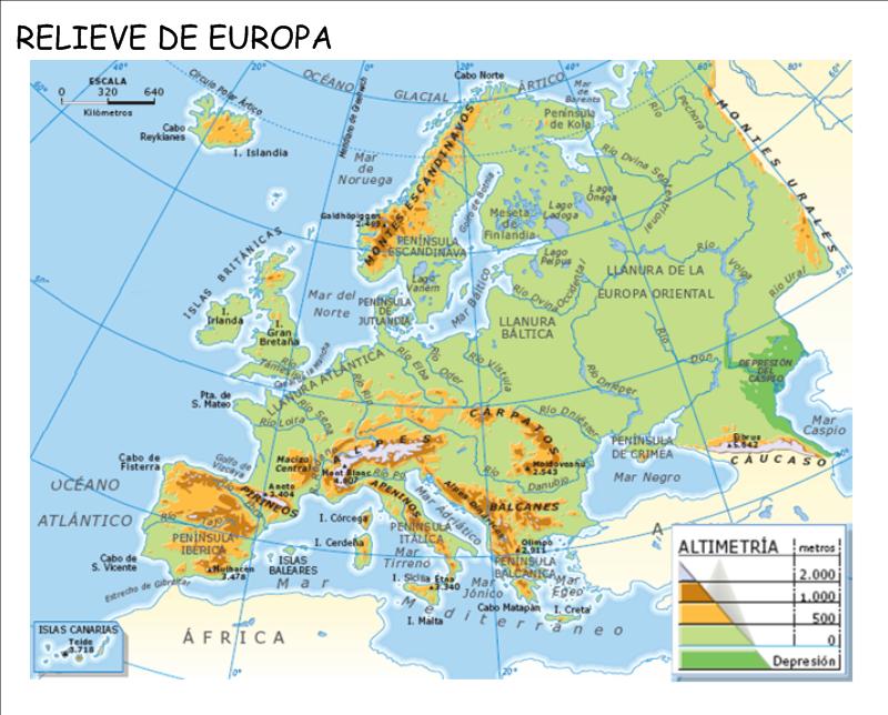 Nuestro Rincón De Ciencias Sociales Europa FÍsica Y Europa PolÍtica