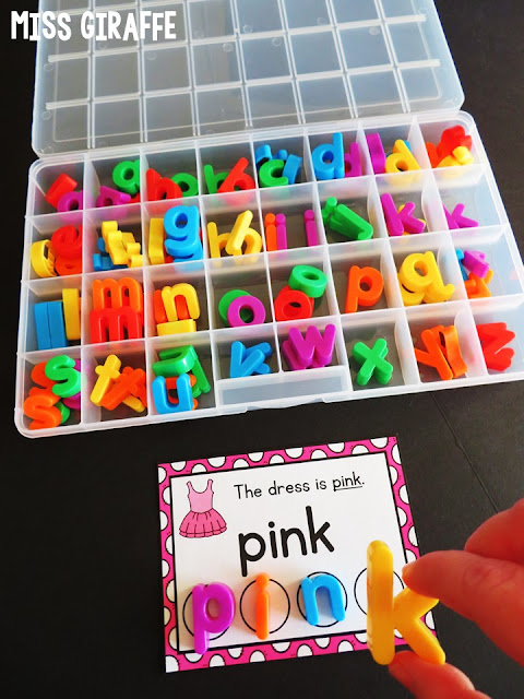 Color words activities and ideas for how to learn the colors and spell them in fun ways!