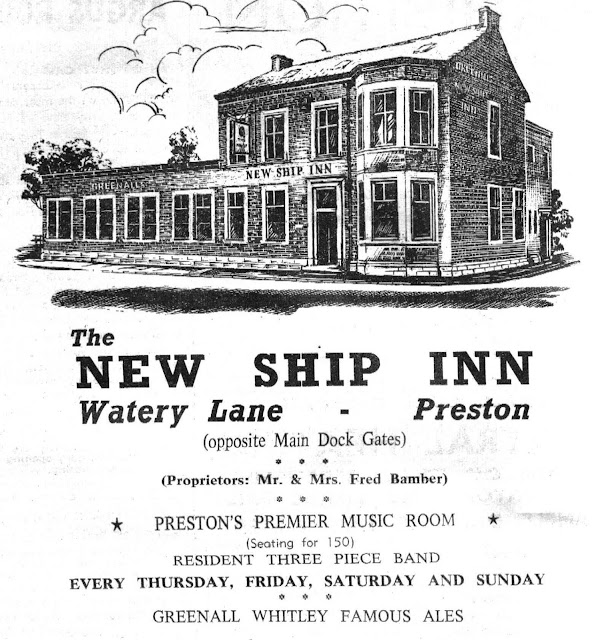 PRESTON'S INNS, TAVERNS and BEERHOUSES NEW SHIP, Watery Lane