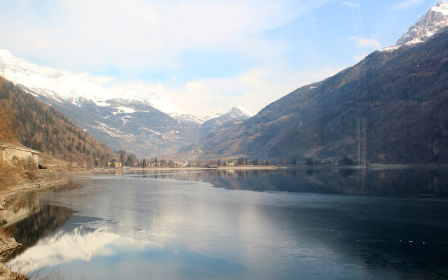 Lago de Poschiavo desde Miralago