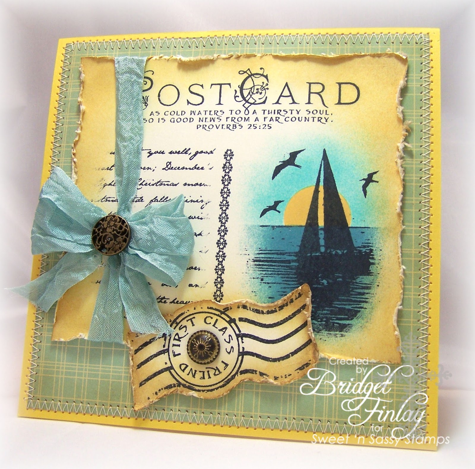 Bridget's Paper Blessings A Seaside Postcard