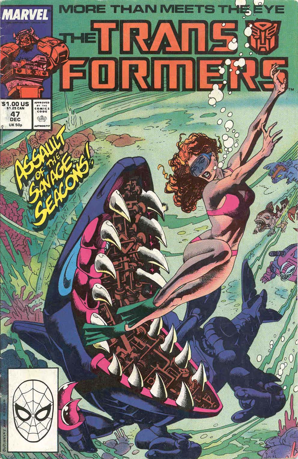 Read online The Transformers (1984) comic -  Issue #47 - 1
