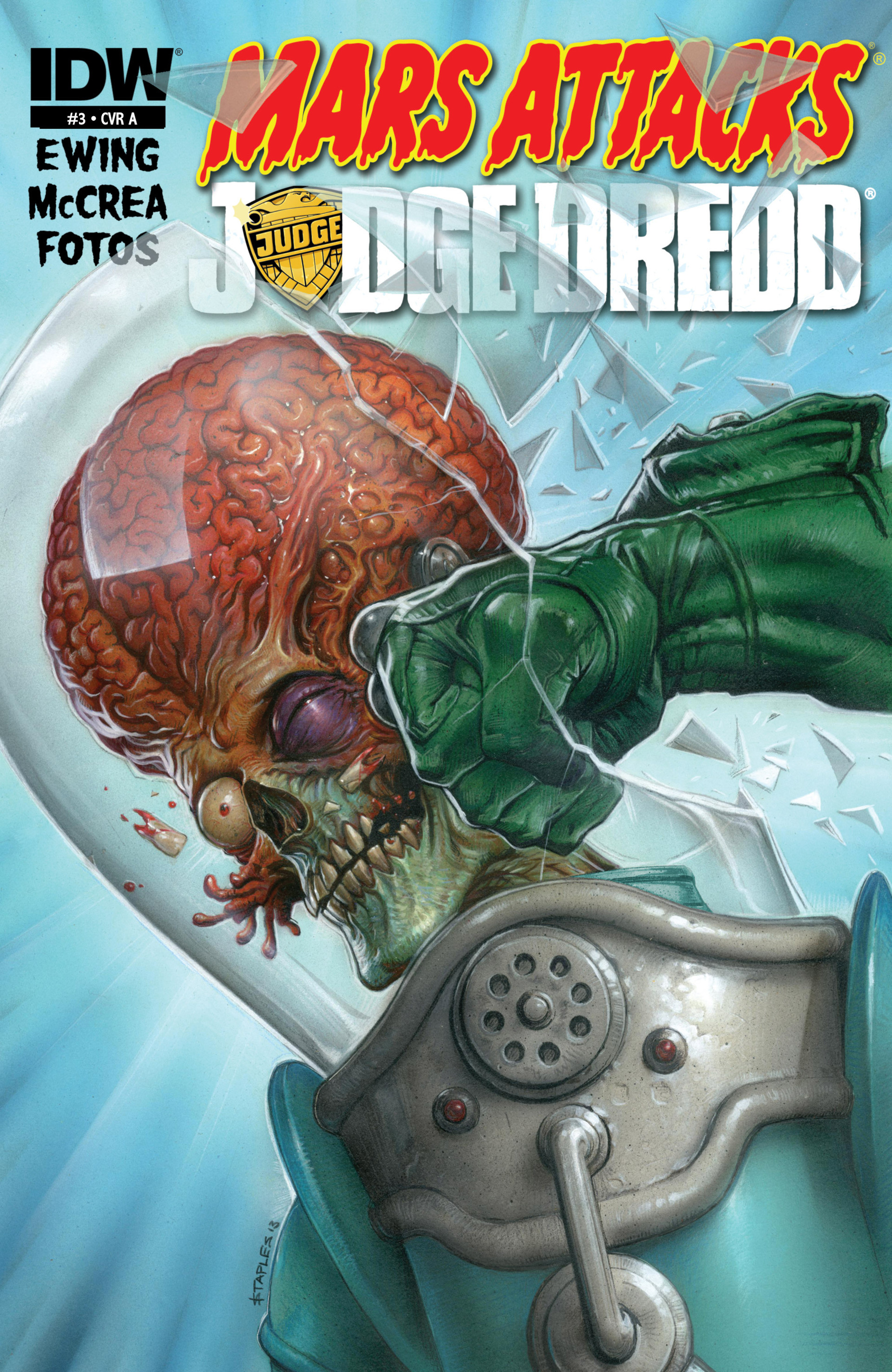 Read online Mars Attacks Judge Dredd comic -  Issue #3 - 1