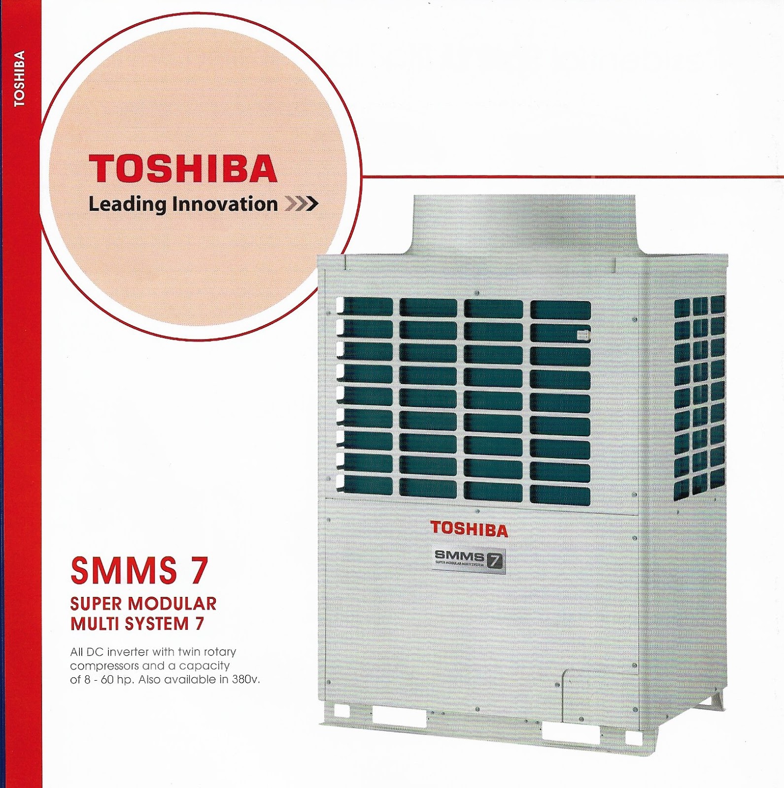 TOSHIBA VRF SMMS 7 AIR CONDITIONERS