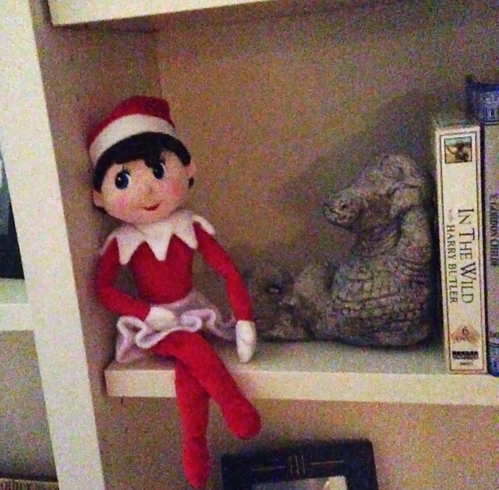 Hanging Out with Grandpat Our Elf on the Shelf Has Disappeared