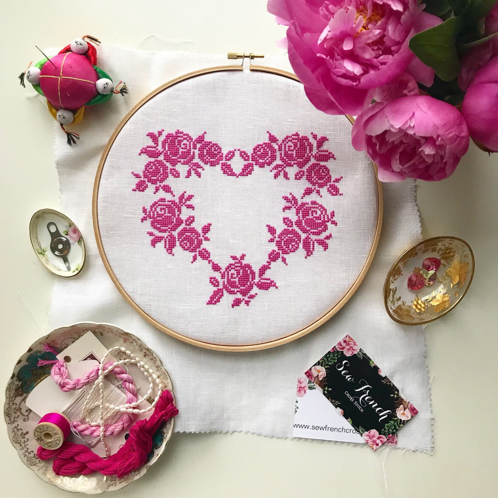 Sew French: Raspberry & Teal