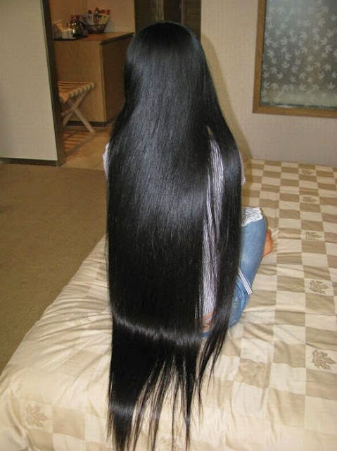 długie włosy