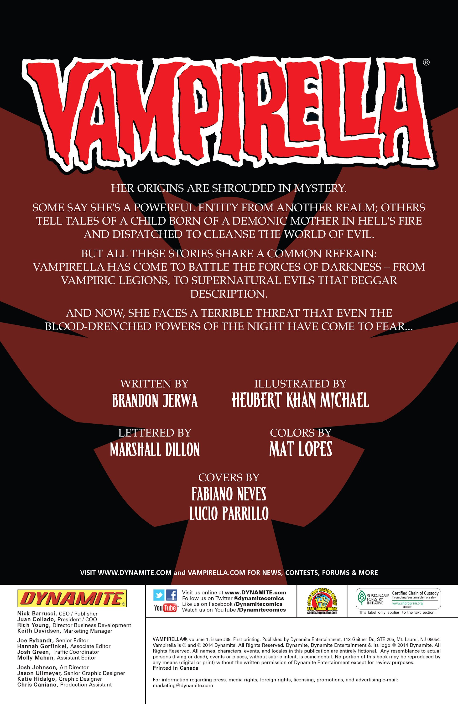 Read online Vampirella (2010) comic -  Issue #38 - 3