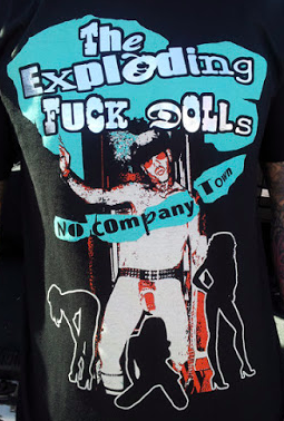 Exploding Fuck Dolls - No Company Town Tee.