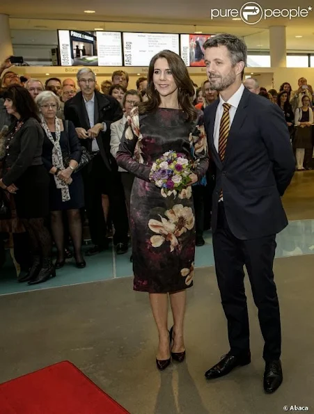 Crown Prince Frederik and Crown Princess Mary attended the opening of the exhibition of Pas De Deux