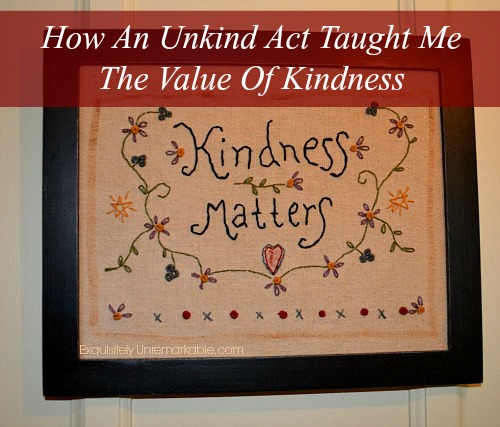 Kindness Matters needlework