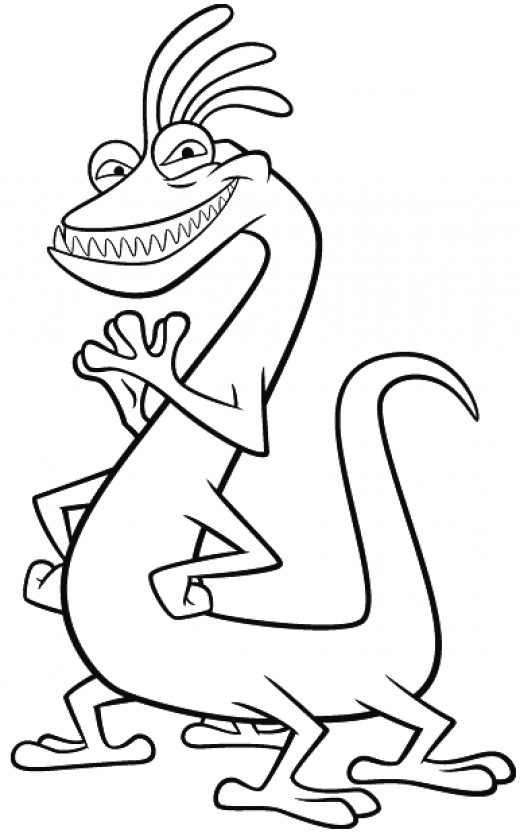 Fun Coloring Pages: Monster Inc Coloring Pages