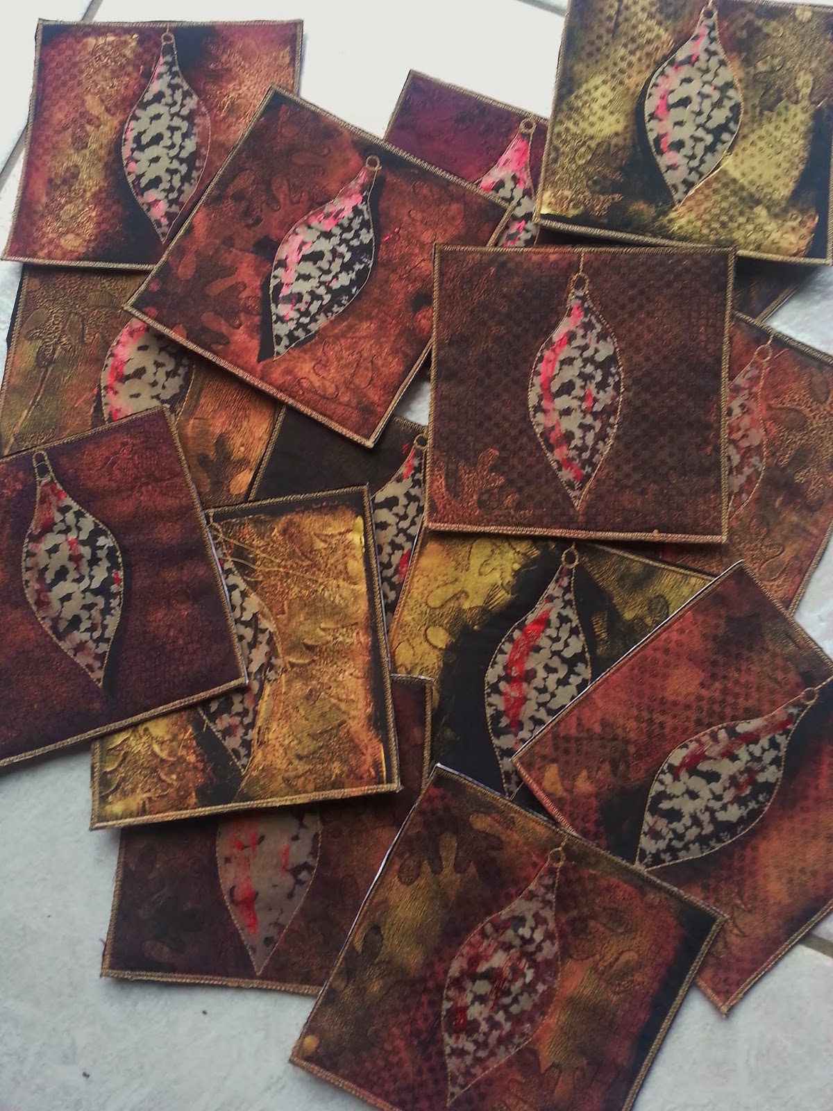 EllenquiltEllen Quiltkerstkaarten.