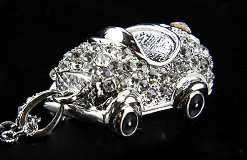 Crystal Car Necklace Pendrive