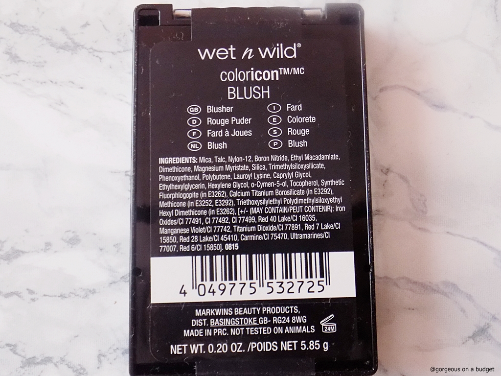 Wet n wild ColorIcon rumenilo- E3272 Apri-cot in the middle - Gorgeous ...