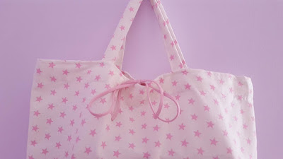 Unlined tote bags with pretty seams