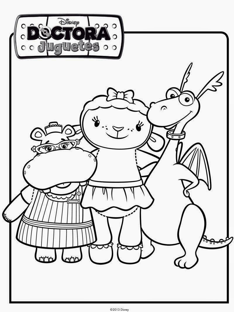Imagenes Para Colorear De La Doctora Juguetes